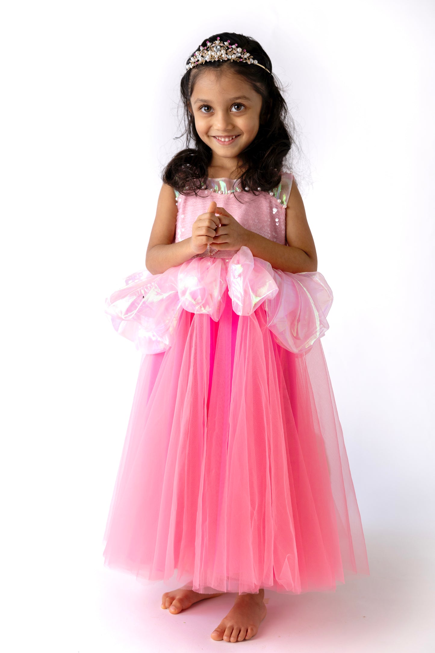 Aria Bubblegum Pink Princess Dress