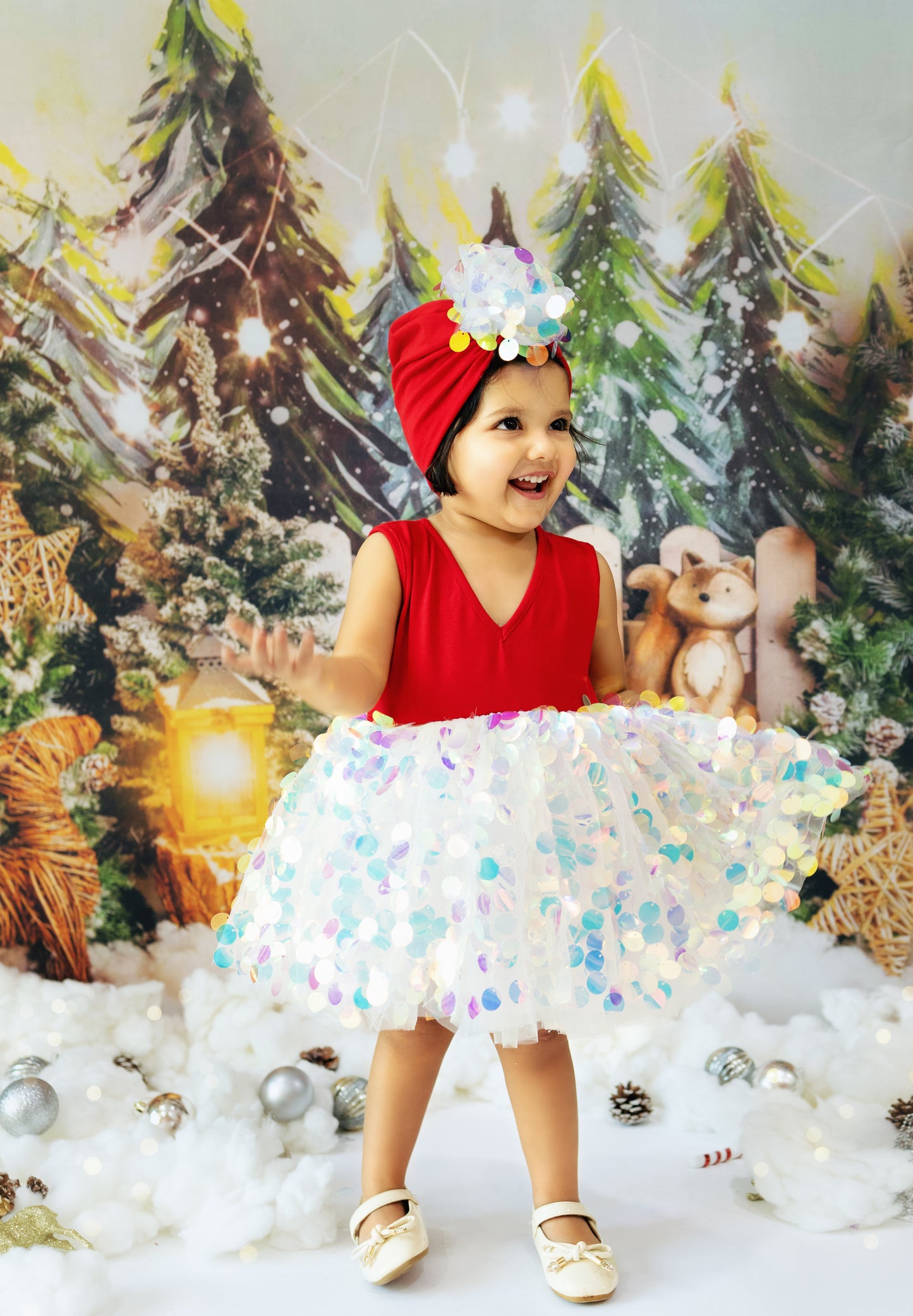 Baby Santa Short Dress