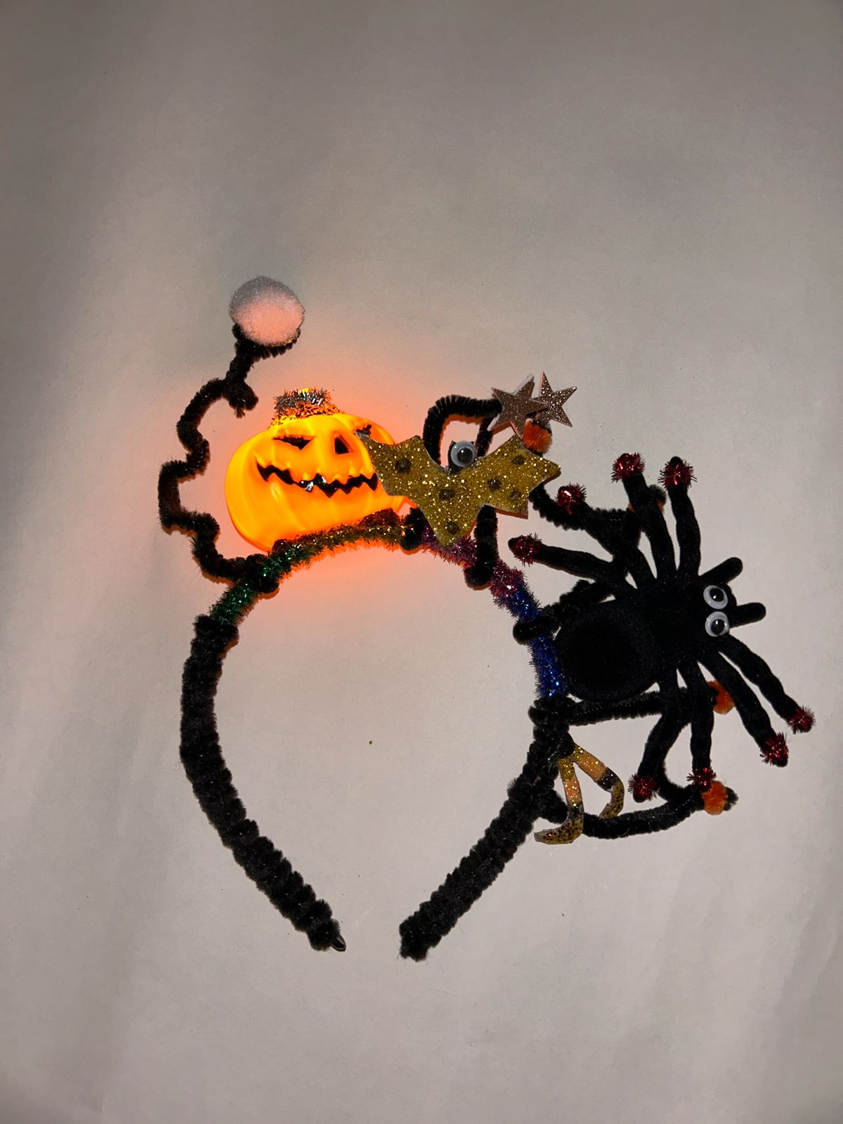 Light up Pumpkin Hairband