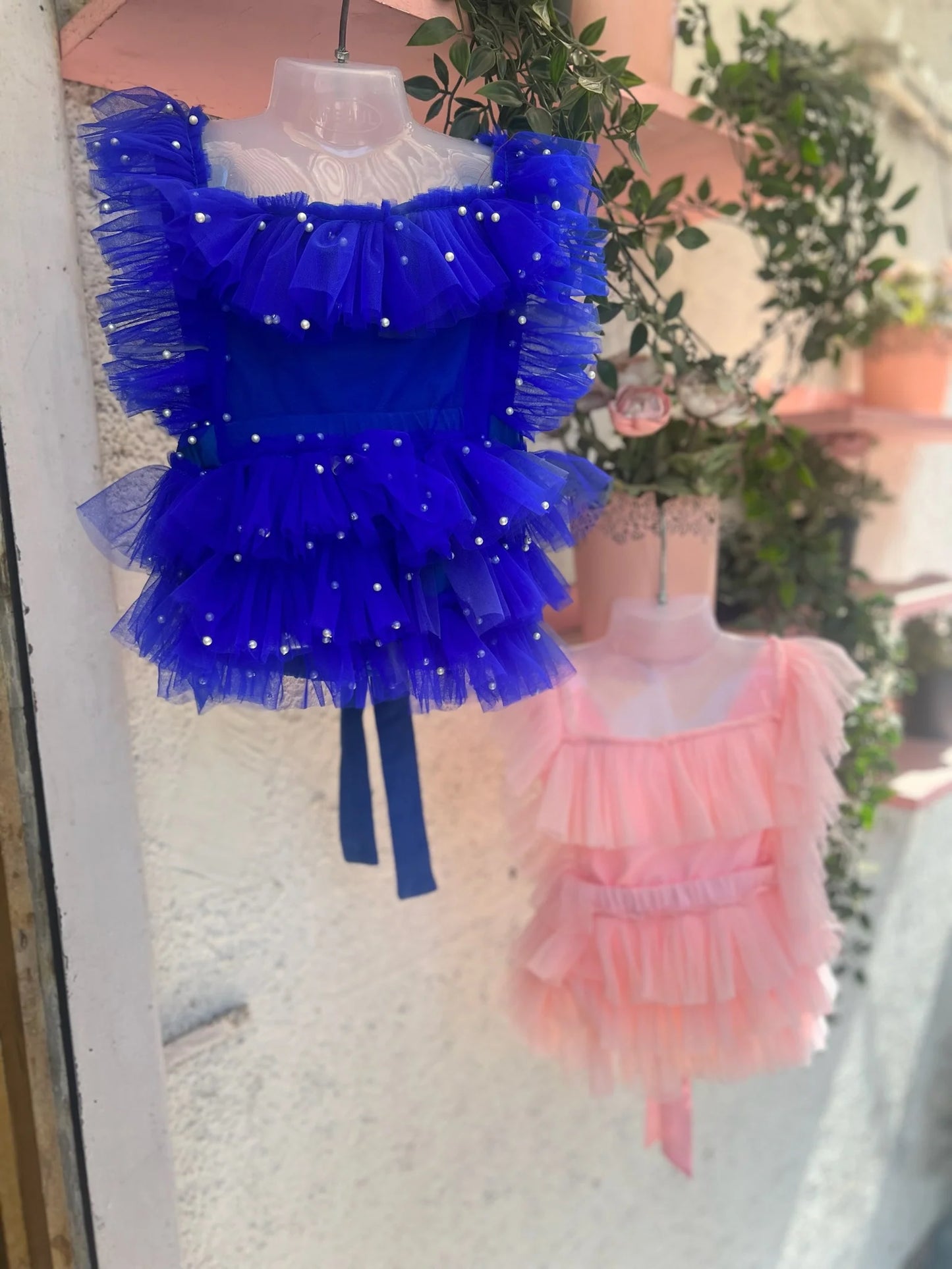 Sweet Pea Blue Romper