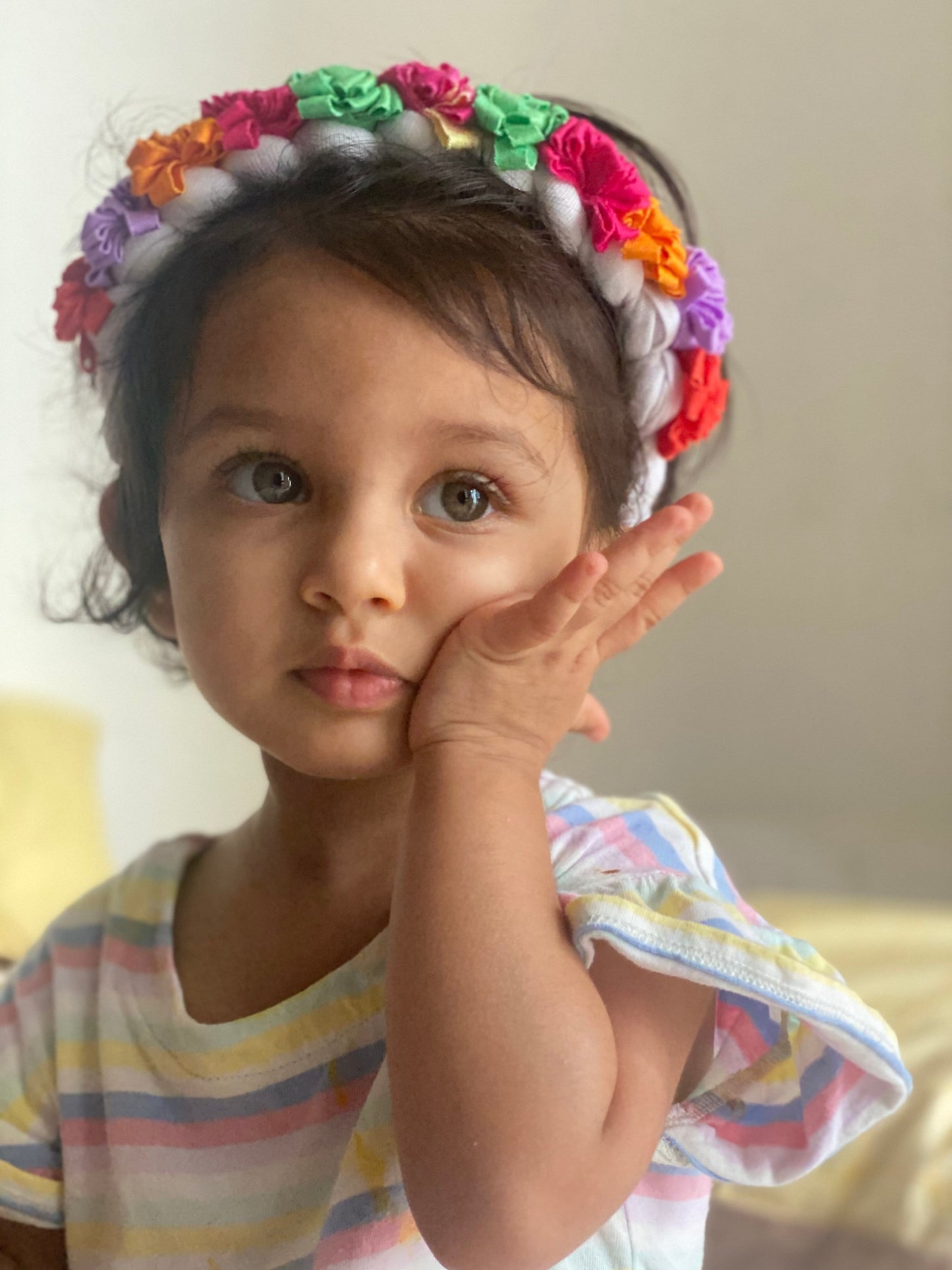 Floral Tiara Hair Band