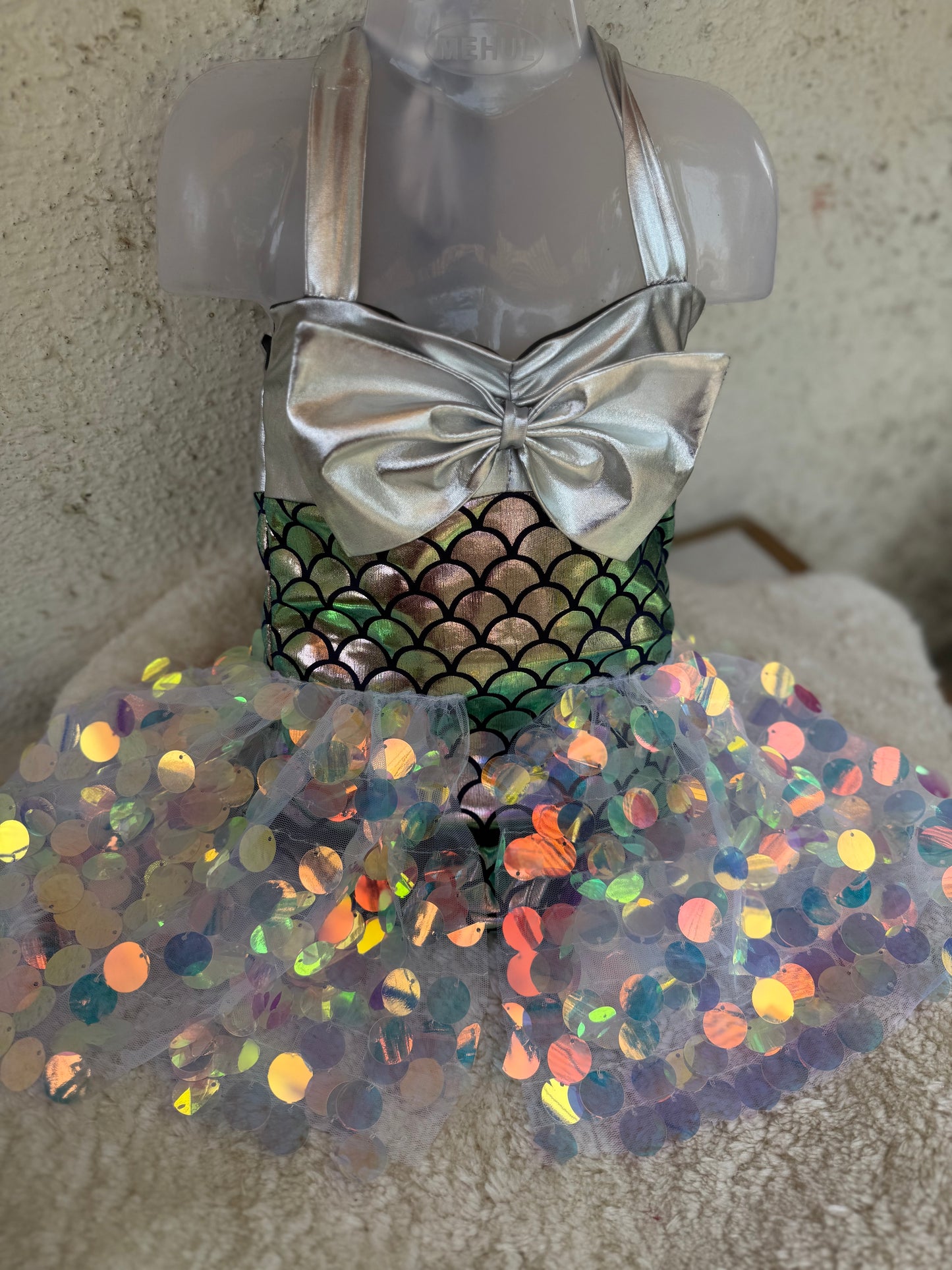 Mermaid-Inspired Swim Wear with Tutu