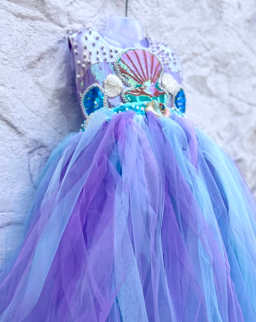 Oyster Purple Dress - Custom Made