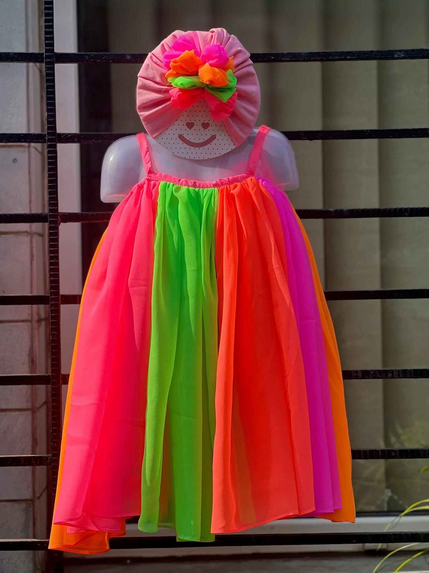 Neon Rainbow Dress