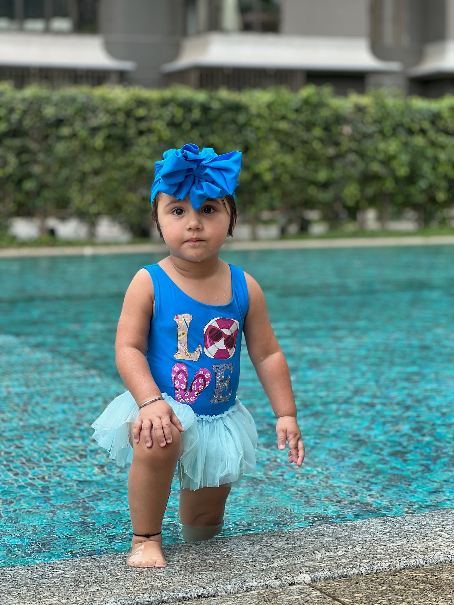 Love Blue Tutu Dress