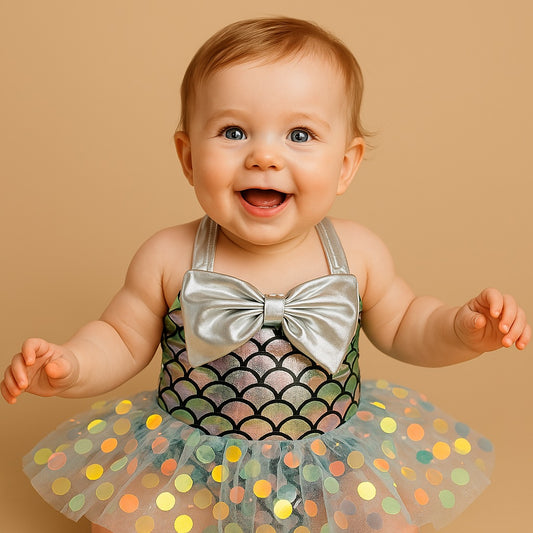 Mermaid-Inspired Swim Wear with Tutu