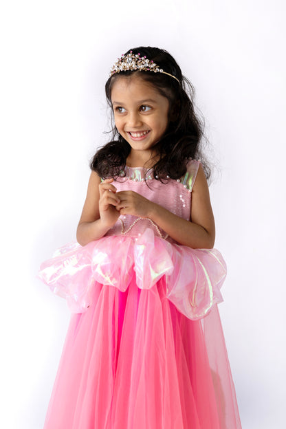 Aria Bubblegum Pink Princess Dress