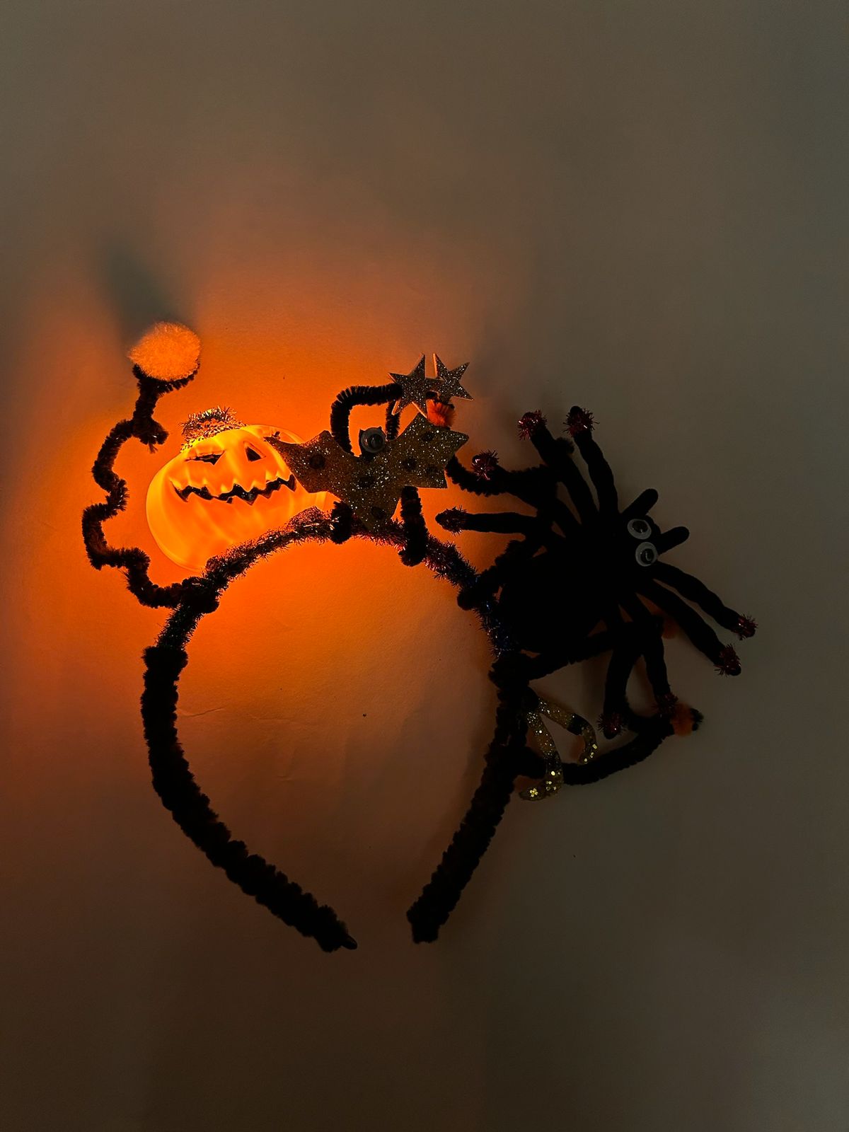 Light up Pumpkin Hairband