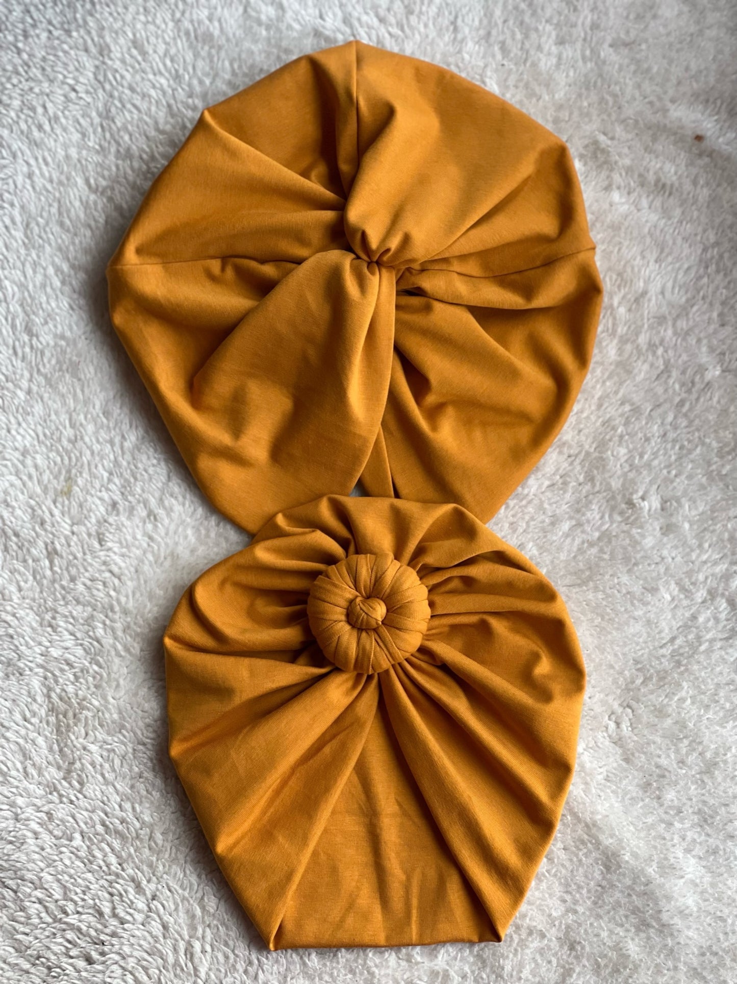 Mustard Combo - Set of 2 Turbans