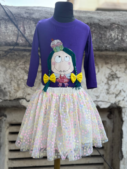 Quirky Girl Printed T-Shirt