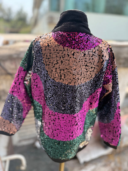 Stylish Sequins Jacket with touch of Sparkle