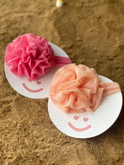 Tulle Flower Hair Band