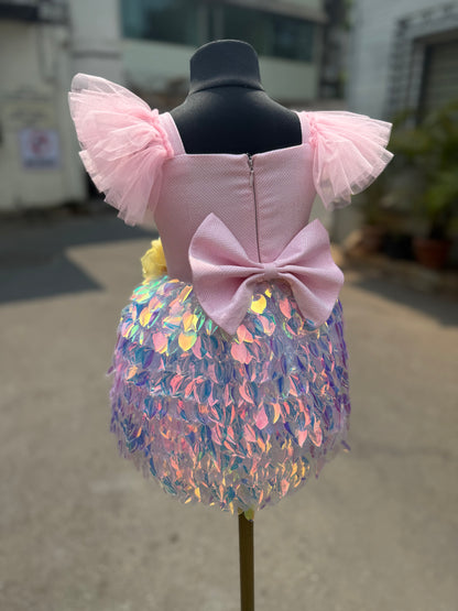 Handmade Mermaid Pink Dress