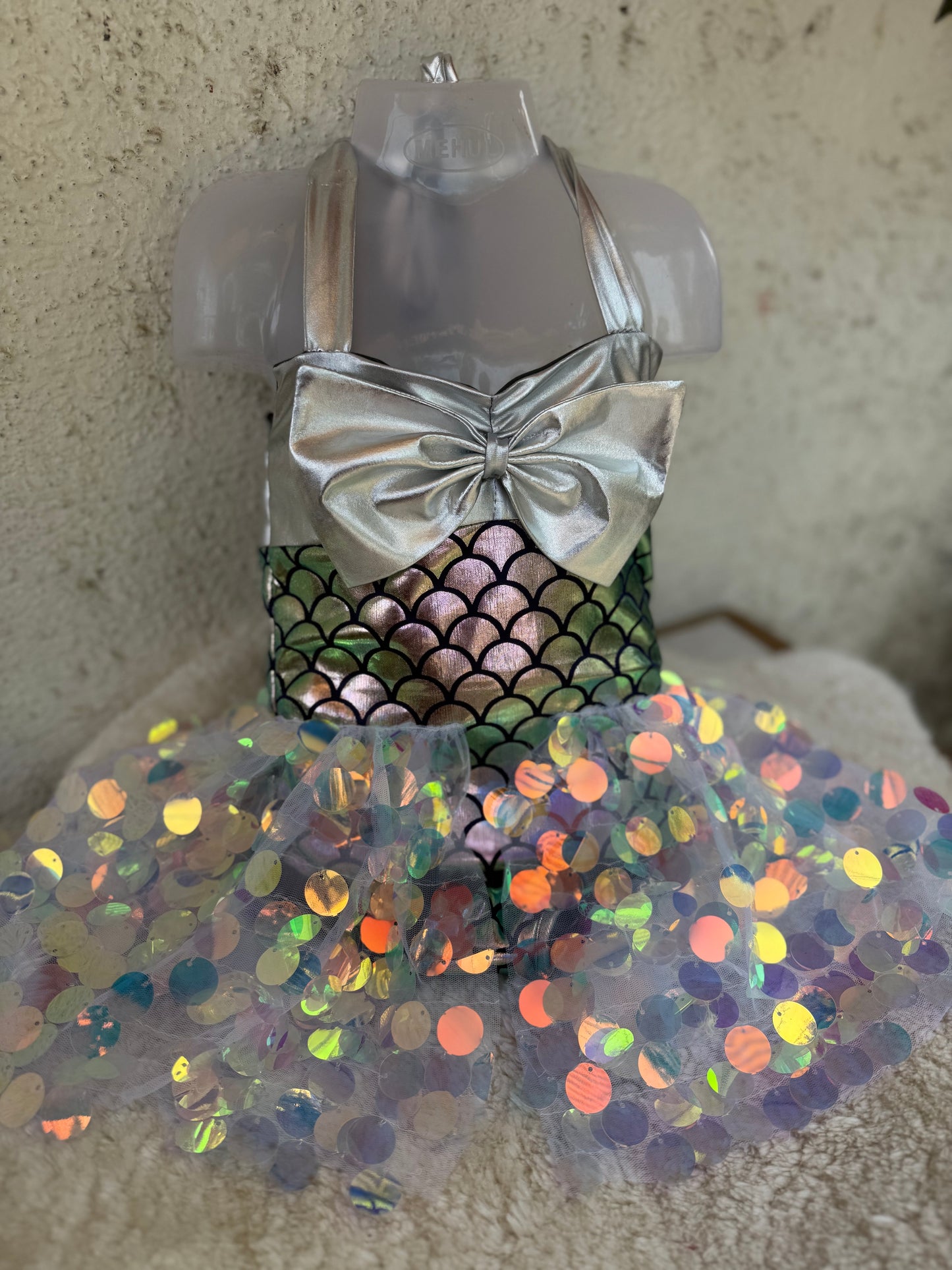 Mermaid-Inspired Swim Wear with Tutu