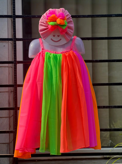 Neon Rainbow Dress