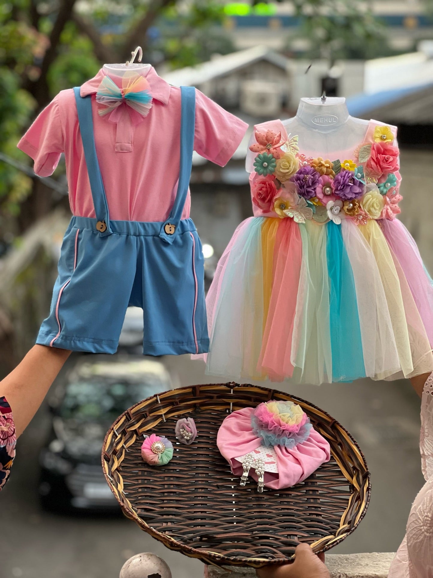 Tom Dungaree Set