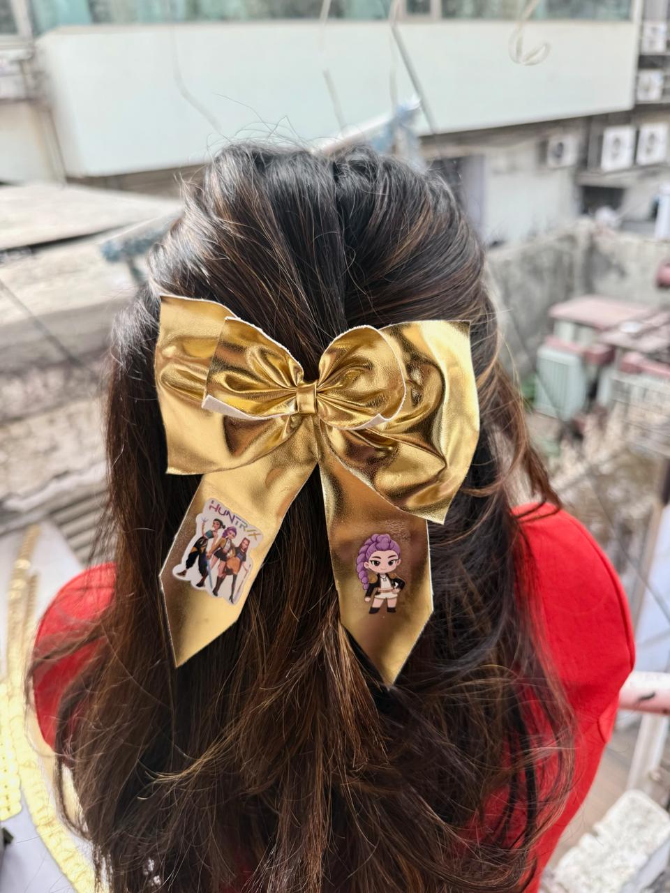 Kpop Demon Hunters Metallic Bows
