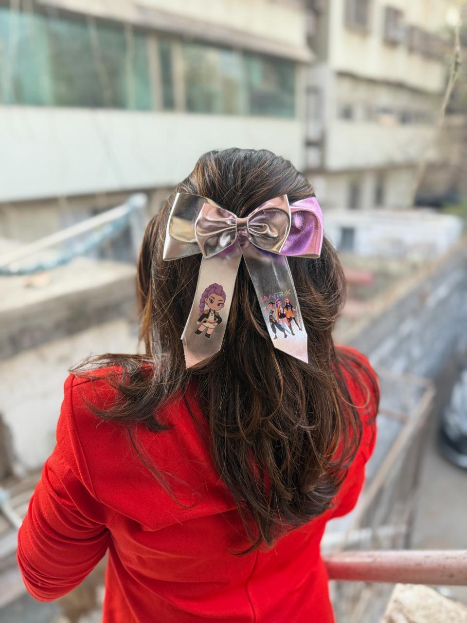 Kpop Demon Hunters Metallic Bows