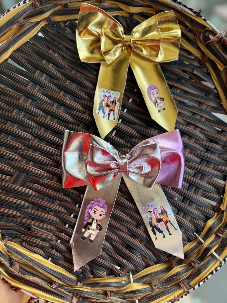 Kpop Demon Hunters Metallic Bows