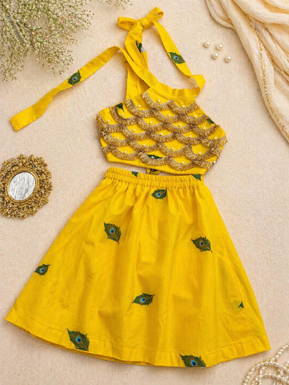 Madhav Madhavi Cotton Janmashtami Twin Set