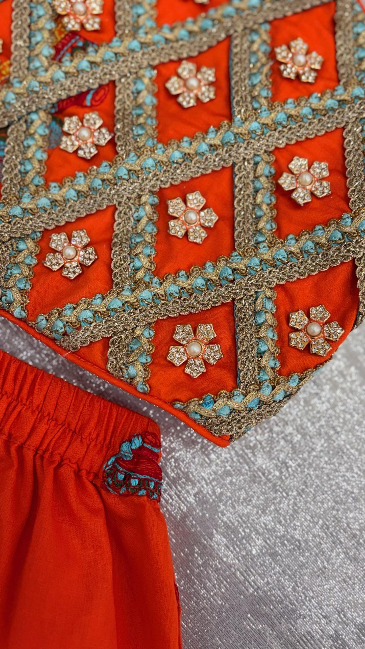 Divisha Cotton Janmashtami Lehenga Set
