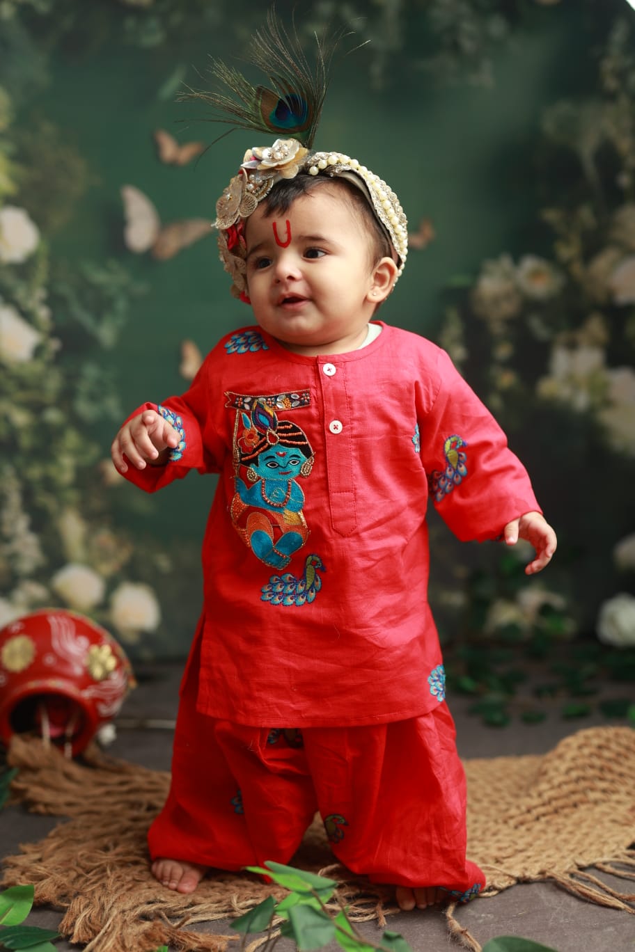 Gopal Cotton Janmashtami Dhoti Kurta Set