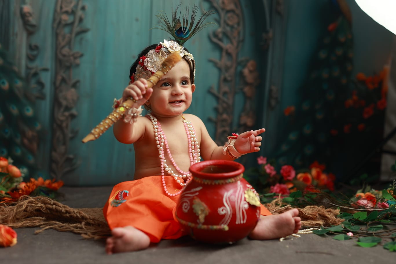 Badri Cotton Janmashtami Dhoti Set
