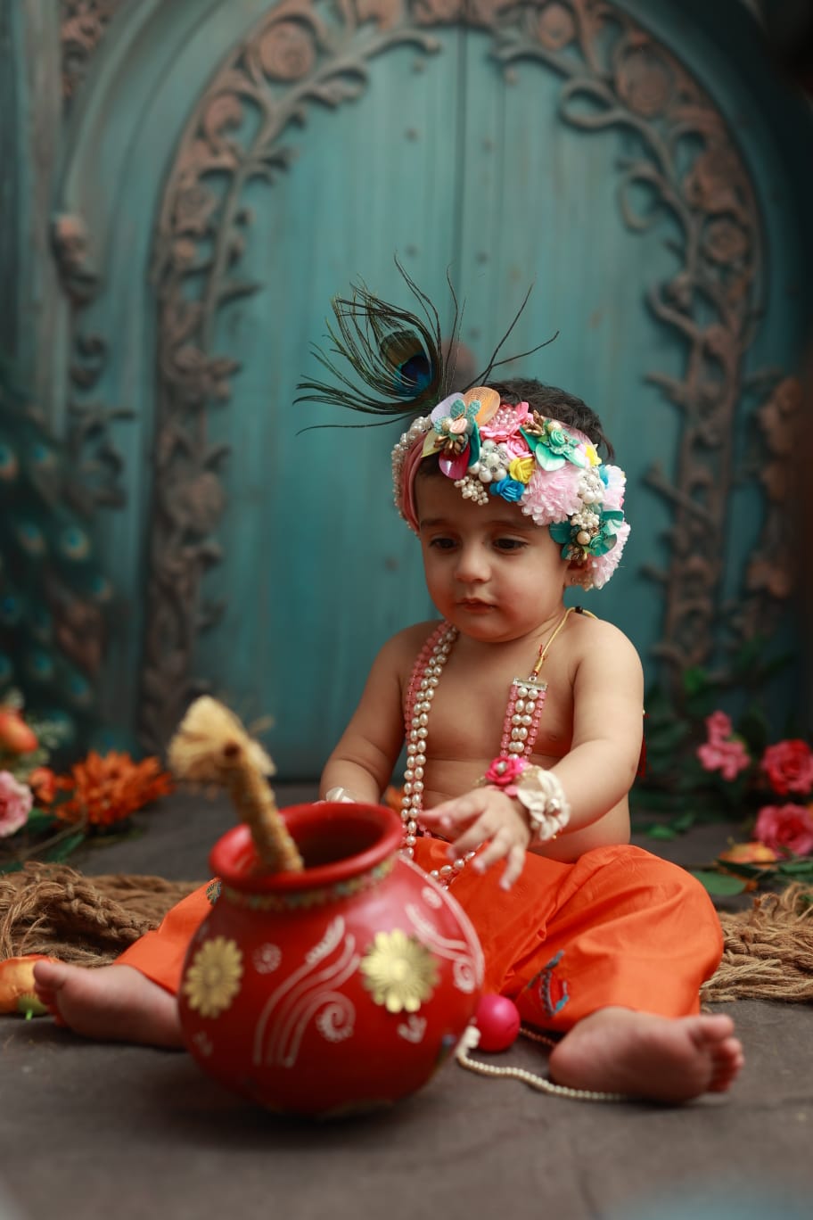 Badri Cotton Janmashtami Dhoti Set