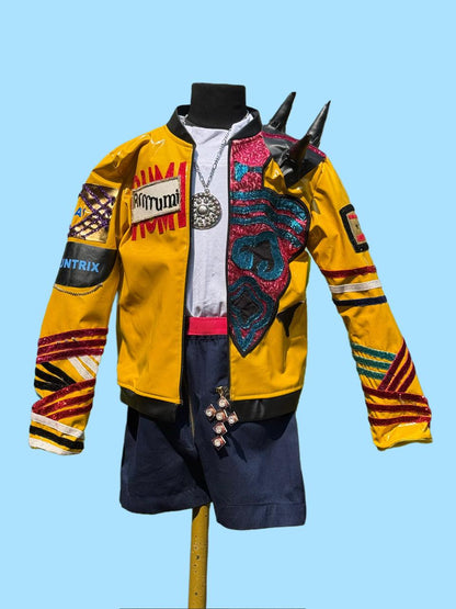 Rumi Inspired Yellow Kpop Demon Hunters Complete Outfit