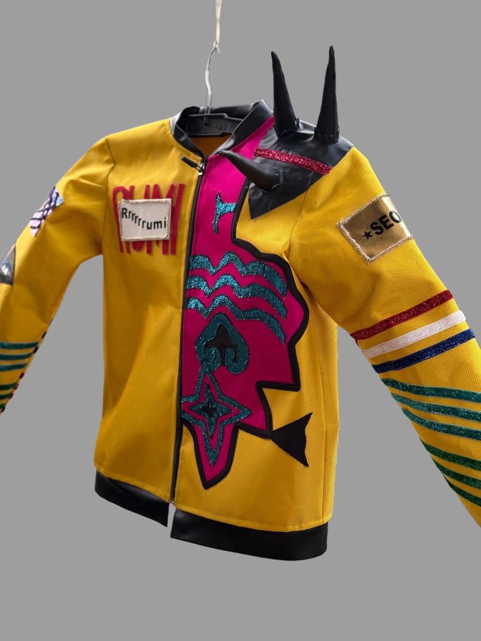 Rumi Inspired Yellow Kpop Demon Hunters Complete Outfit