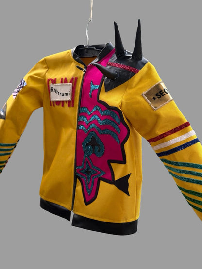 Rumi Inspired Yellow Kpop Demon Hunters Complete Outfit