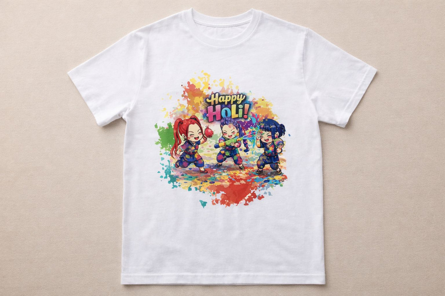 Kpop Themed Holi Tees