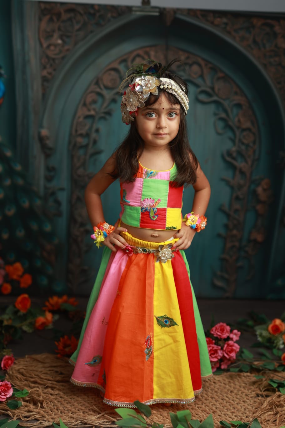 Niharika Cotton Janmashtami Lehenga Set