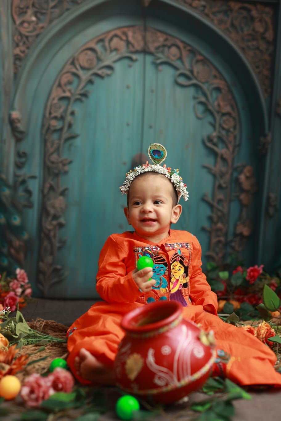 Nikunj Cotton Janmashtami Dhuti Kurta Set