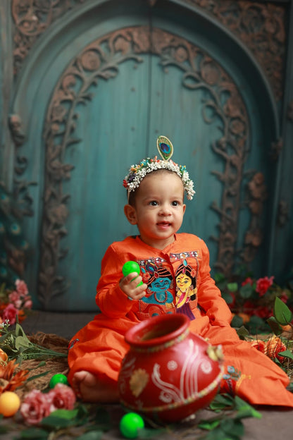 Nikunj Cotton Janmashtami Dhuti Kurta Set