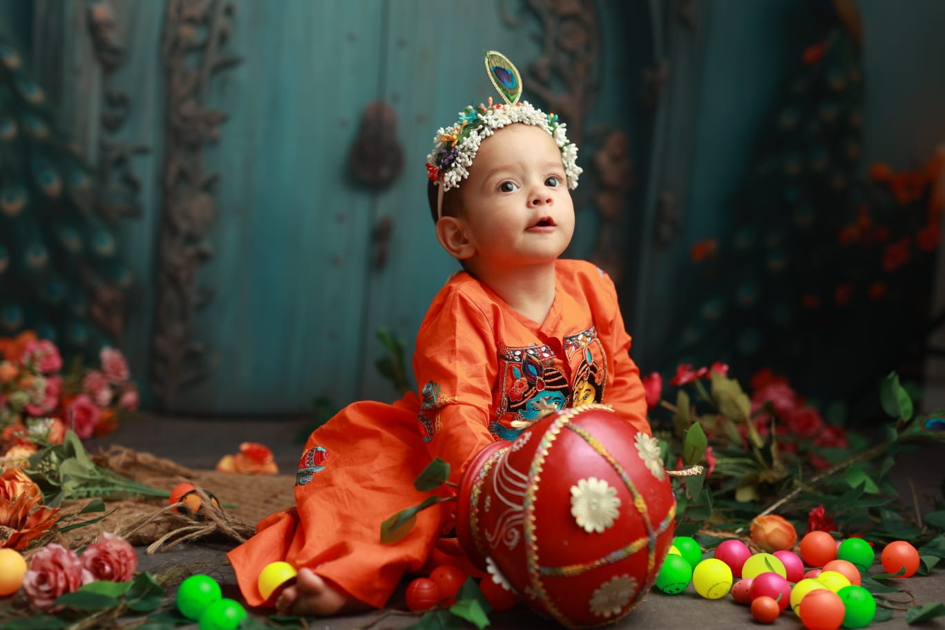 Nikunj Cotton Janmashtami Dhuti Kurta Set