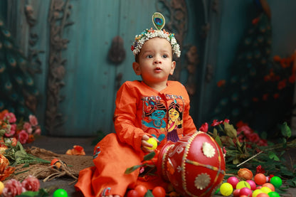 Nikunj Cotton Janmashtami Dhuti Kurta Set