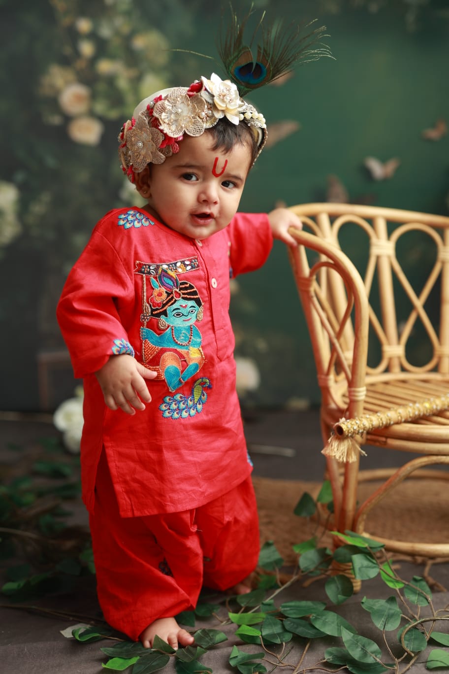 Rudra Radhika Cotton Janmashtami Twin Set