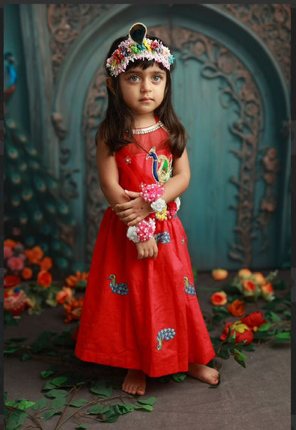 Aadrika Cotton Janmashtami Lehenga Set