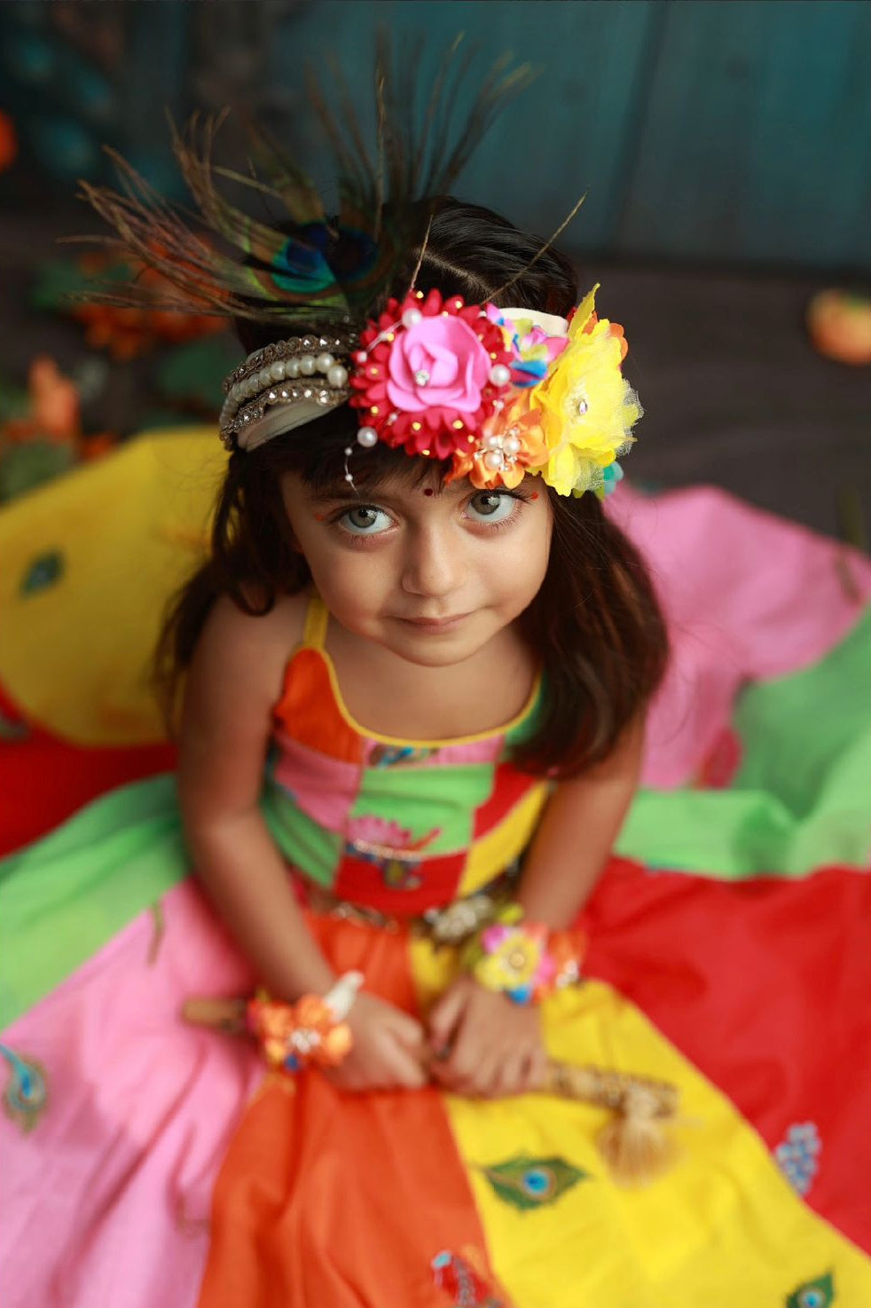 Niharika Cotton Janmashtami Lehenga Set