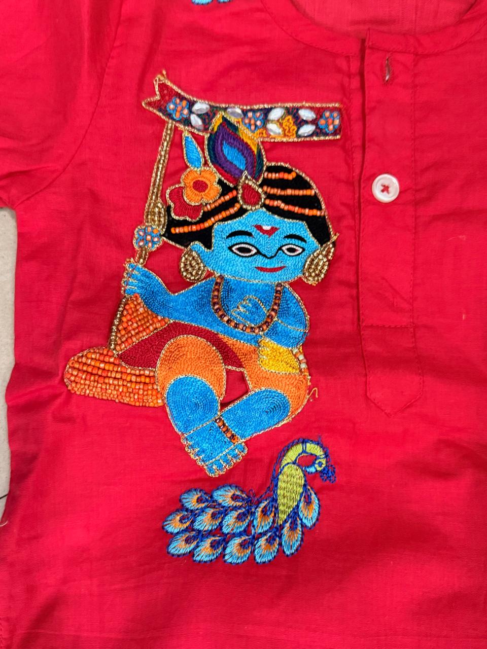 Rudra Radhika Cotton Janmashtami Twin Set