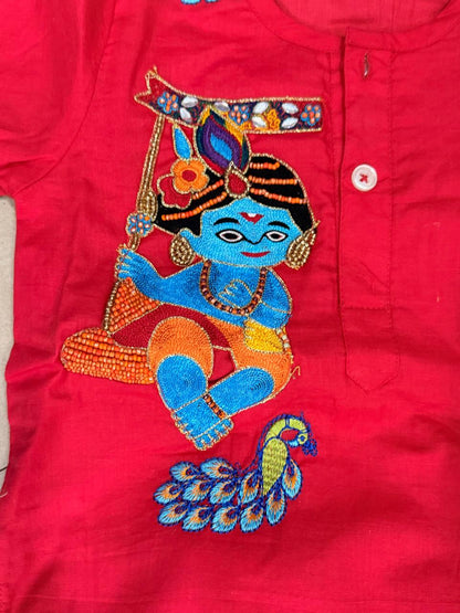 Rudra Radhika Cotton Janmashtami Twin Set