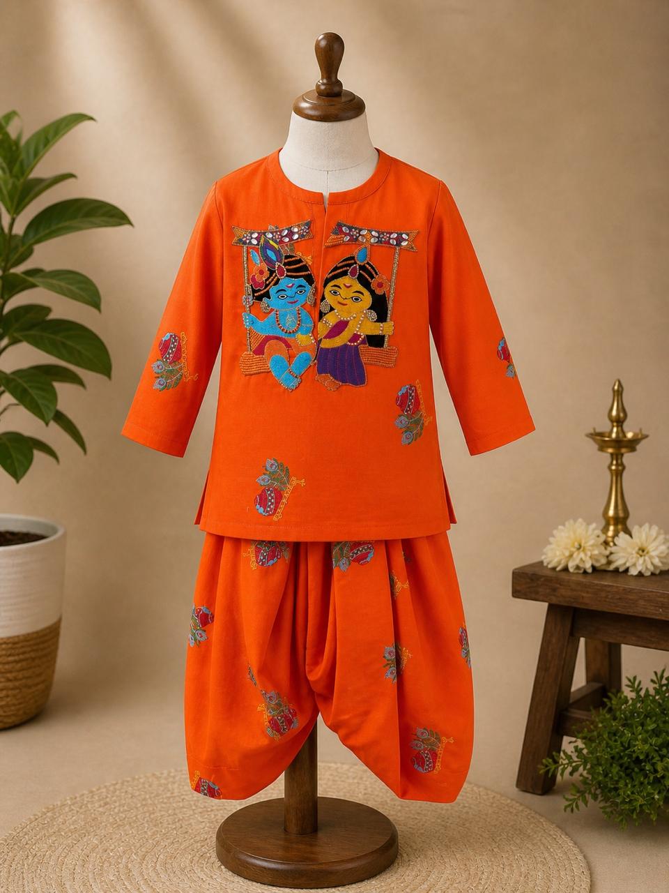Nikunj Nitya Cotton Janmashtami Twin Set