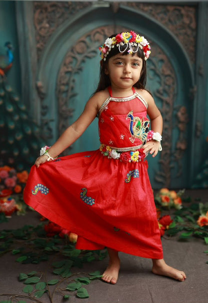Aadrika Cotton Janmashtami Lehenga Set
