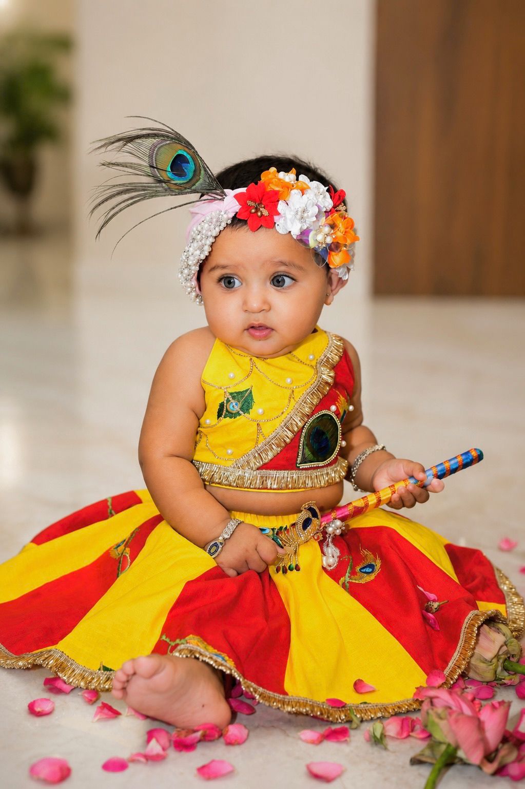 Trisha Cotton Janmashtami Lehenga Set