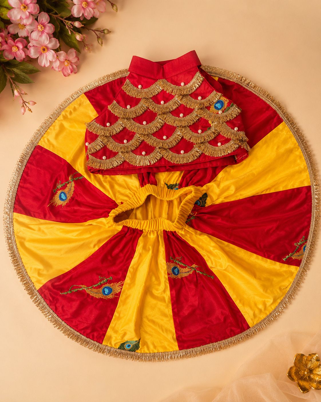 Tanvi Cotton Janmashtami Lehenga Set