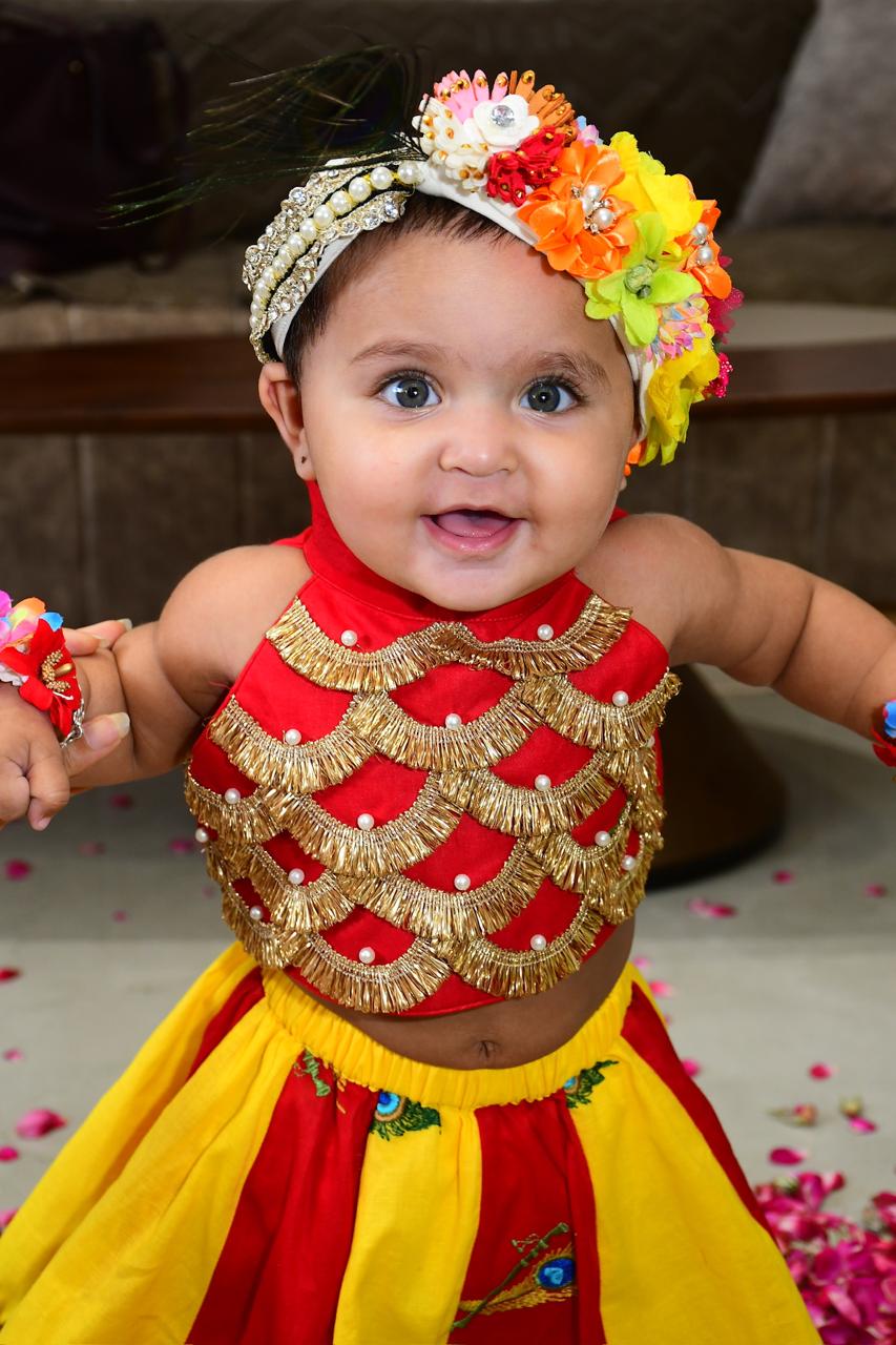 Tanvi Cotton Janmashtami Lehenga Set