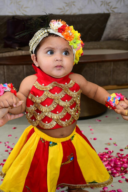 Tanvi Cotton Janmashtami Lehenga Set