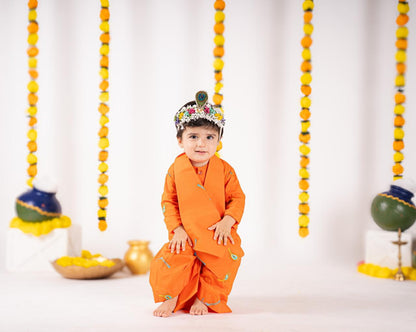 Anuj Cotton Janmashtami Dhoti Kurta Set