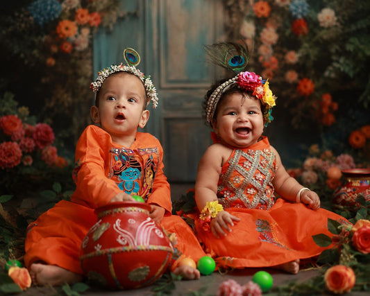 Nikunj Nitya Cotton Janmashtami Twin Set